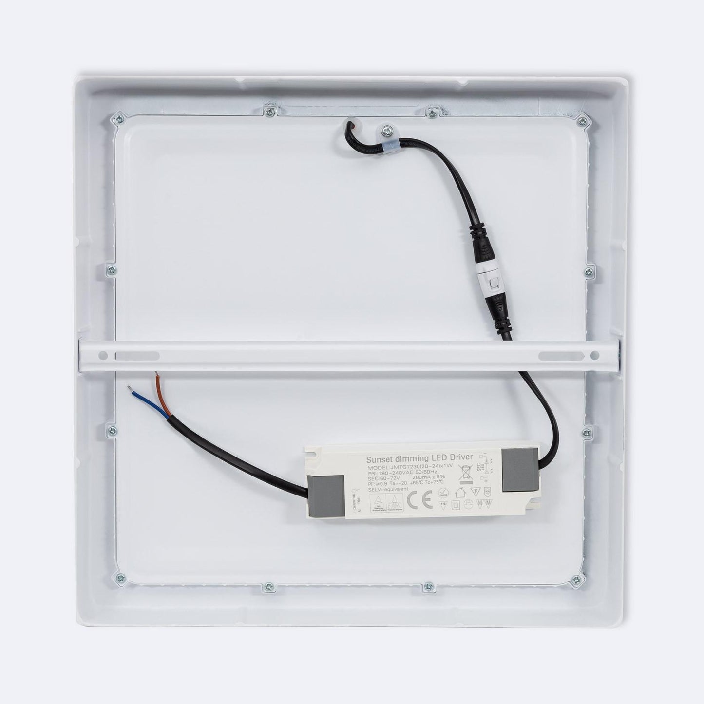 Plafonnier LED Carré 24W 300x300 mm Dimmable IP20
