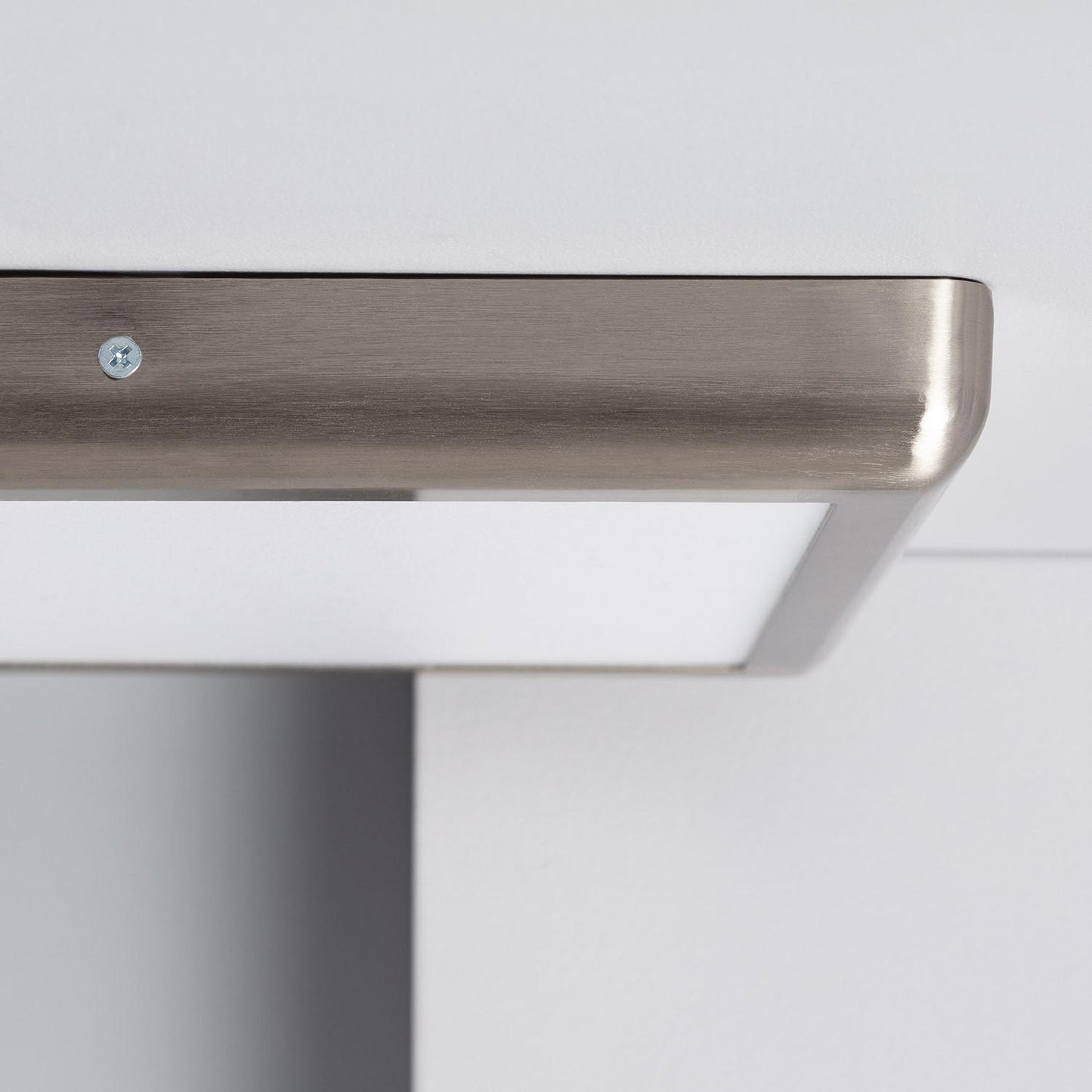 Plafonnier LED Carré 24W Métal Silver 300x300mm IP20
