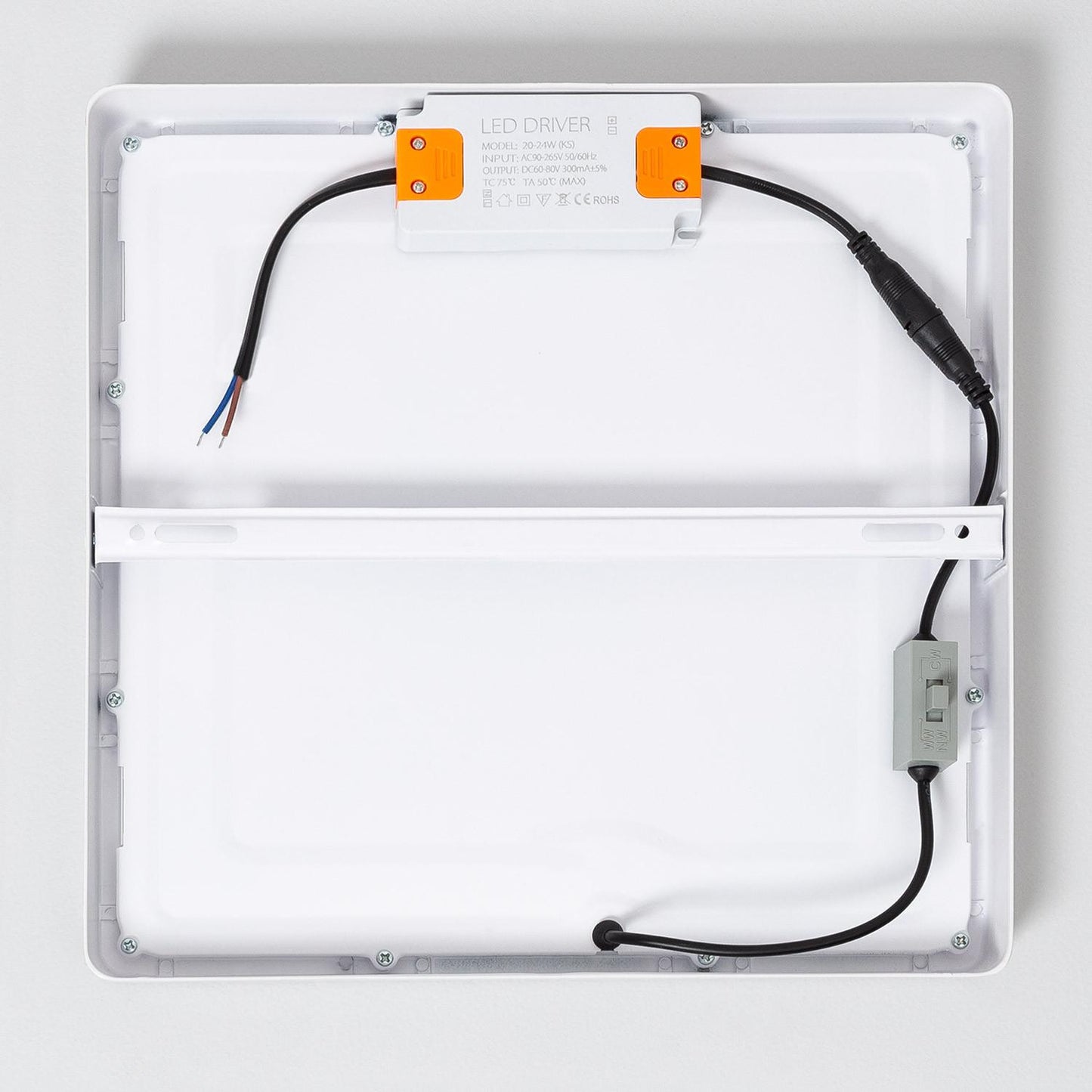 Plafonnier LED Carré 24W 280x280 mm IP20 Non-Dimmable