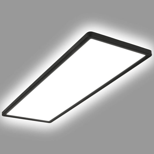 Plafonnier LED 24W Rectangulaire 580x200 mm IP20 Non Dimmable Noir