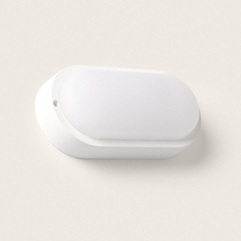 Plafonnier LED Ovale 25W IP65 Détecteur Mouvement Extérieur 94x198 mm