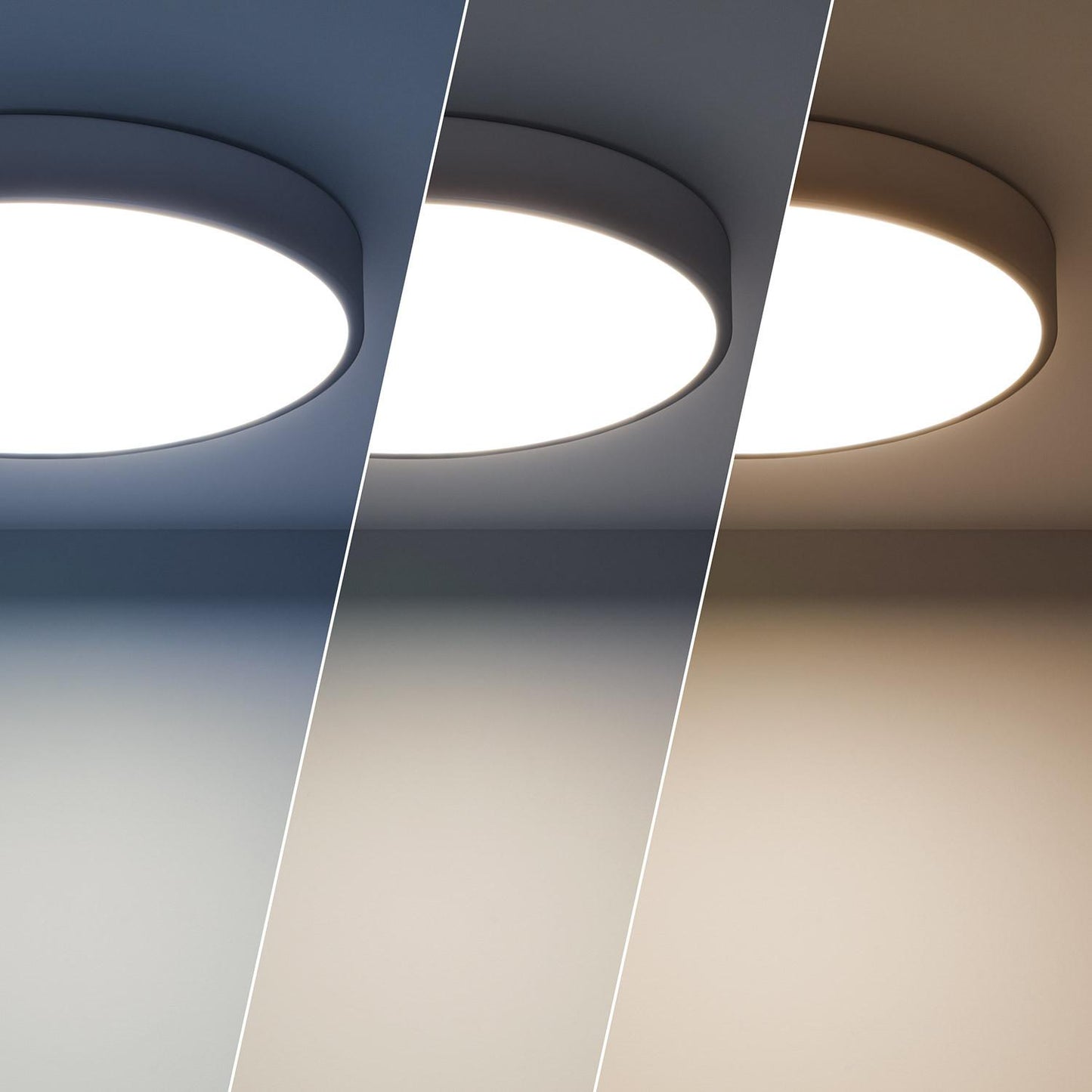 Plafonnier LED Rond 30W IP20 Métal Blanc Ø400mm