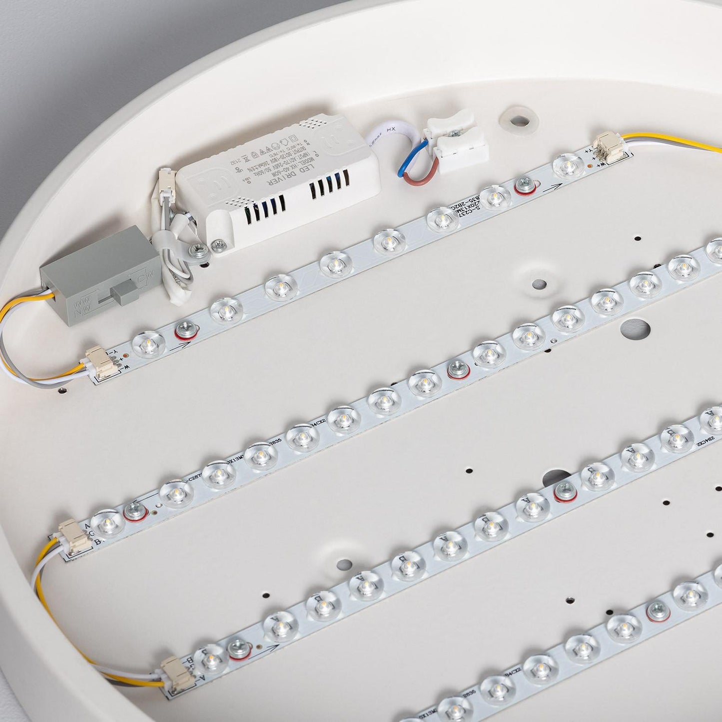 Plafonnier LED Rond 30W IP20 Métal Blanc Ø400mm