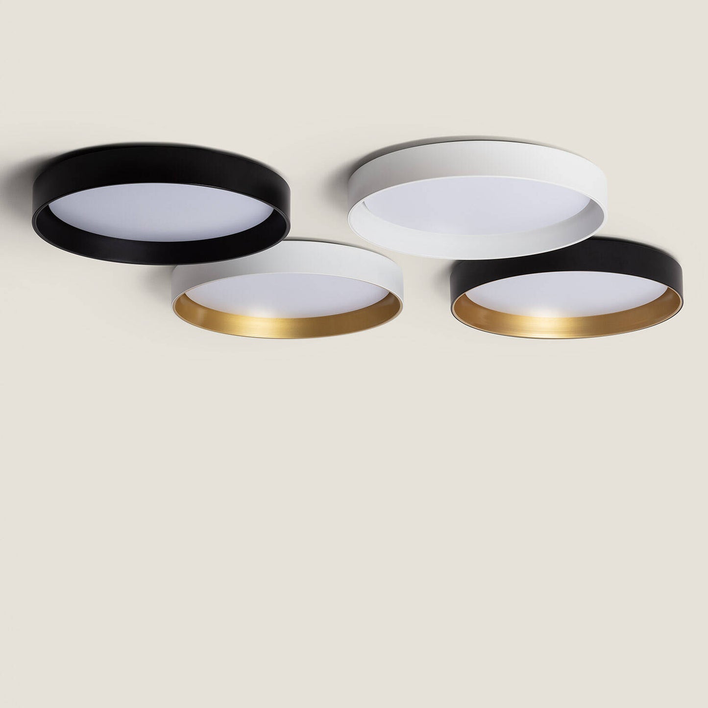 Plafonnier LED Rond 30W Métal IP20 Ø550 mm pour Intérieur