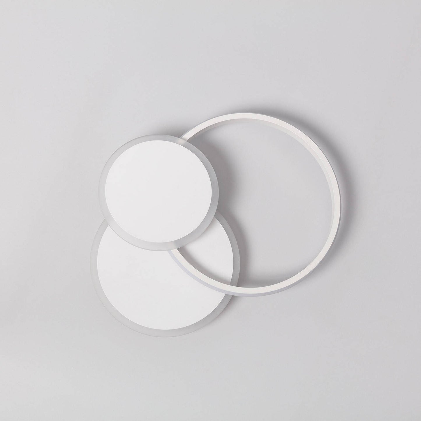 Plafonnier LED 30W IP20 Métal Blanc Opale 1650lm