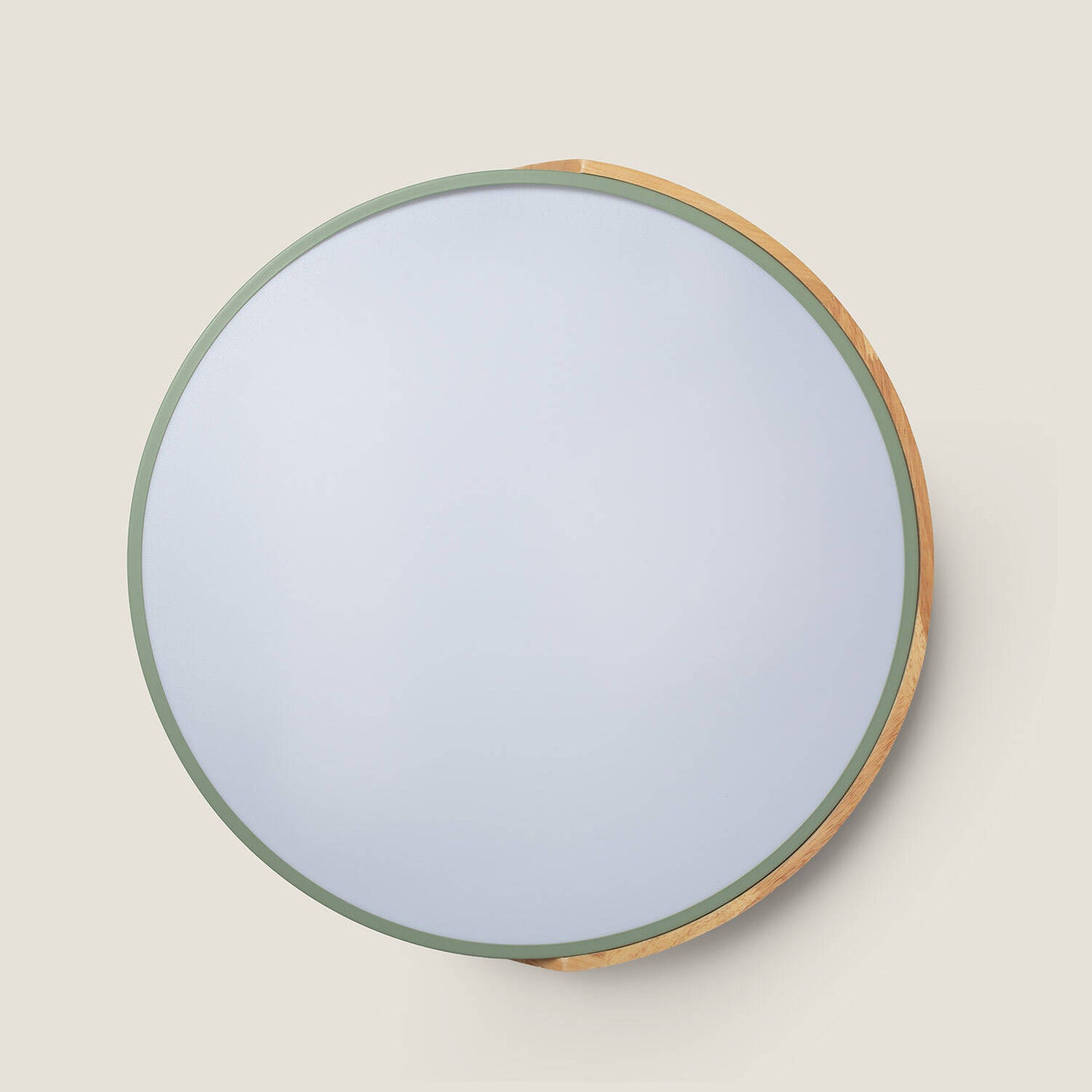 Plafonnier LED Rond en Bois 36W, Ø500 mm, IP20