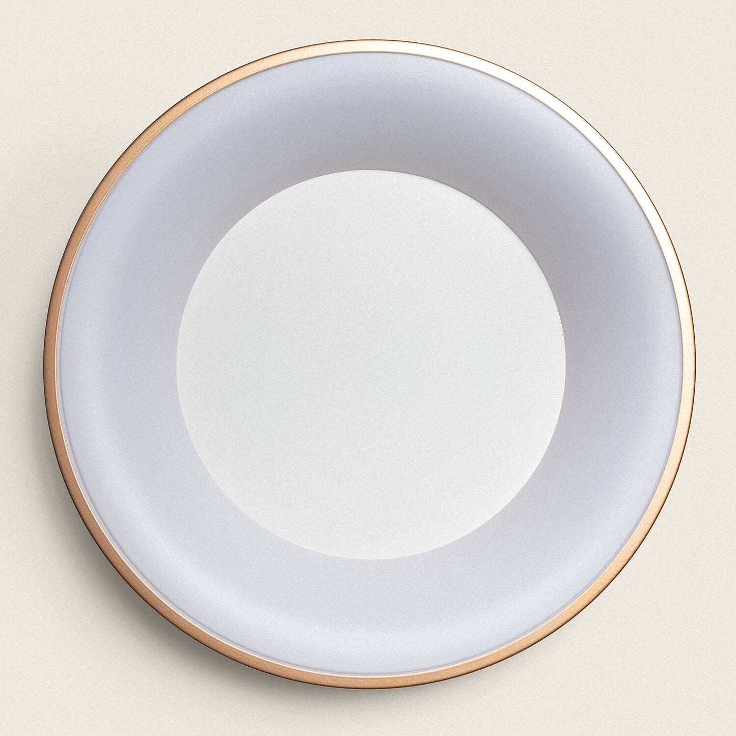 Plafonnier LED Rond 40W Ø470 mm IP20 Métal Doré