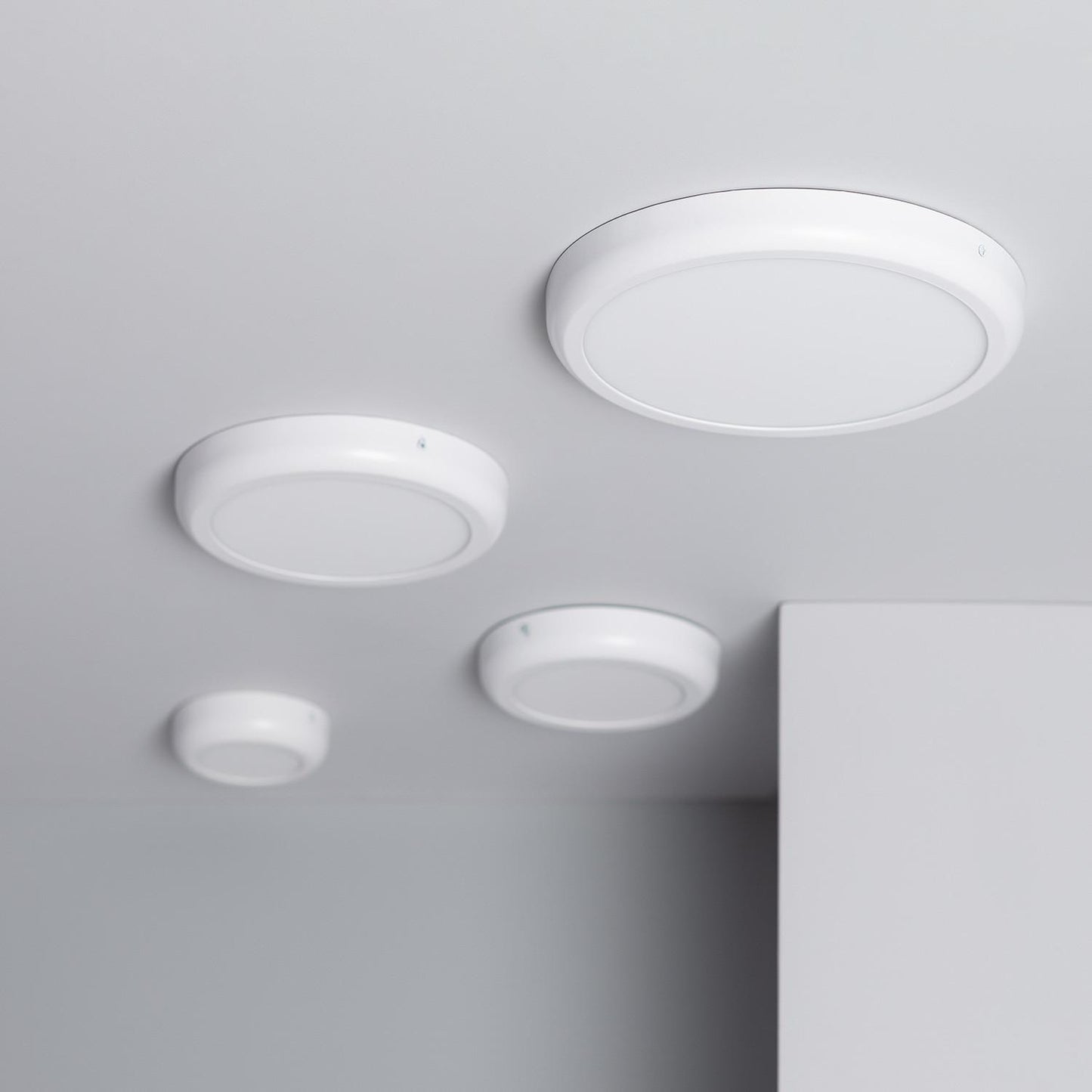 Plafonnier LED Rond 6W Ø125 mm IP20 Non Dimmable