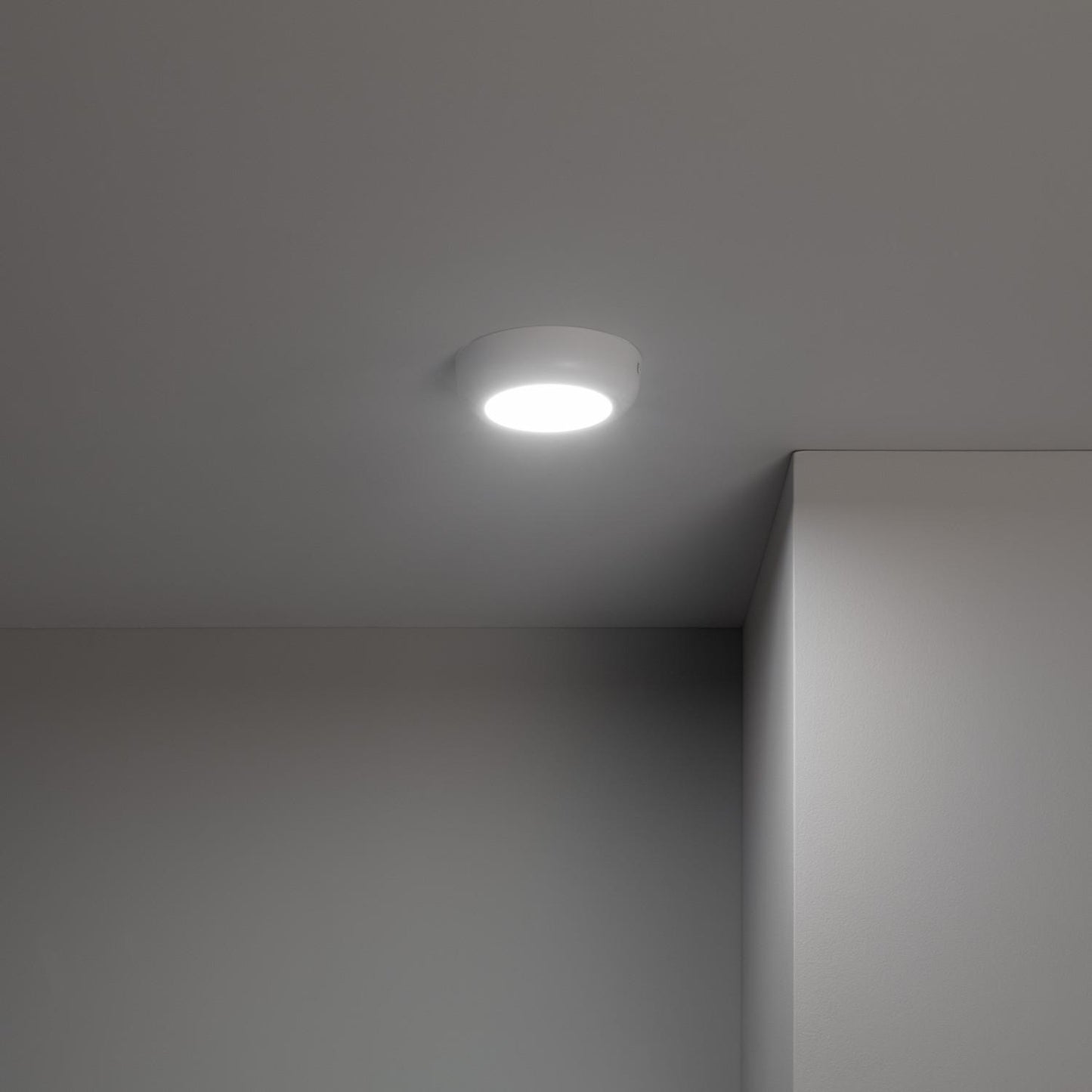Plafonnier LED Rond 6W Ø125 mm IP20 Non Dimmable