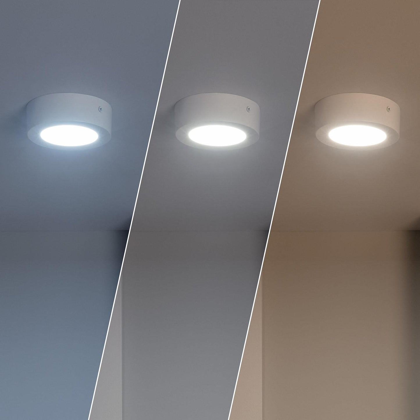 Plafonnier LED Rond 6W Dimmable Ø 120mm IP20