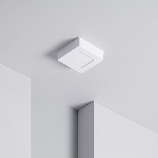 Plafonnier LED Carré 6W 120x120 mm IP20 Non Dimmable