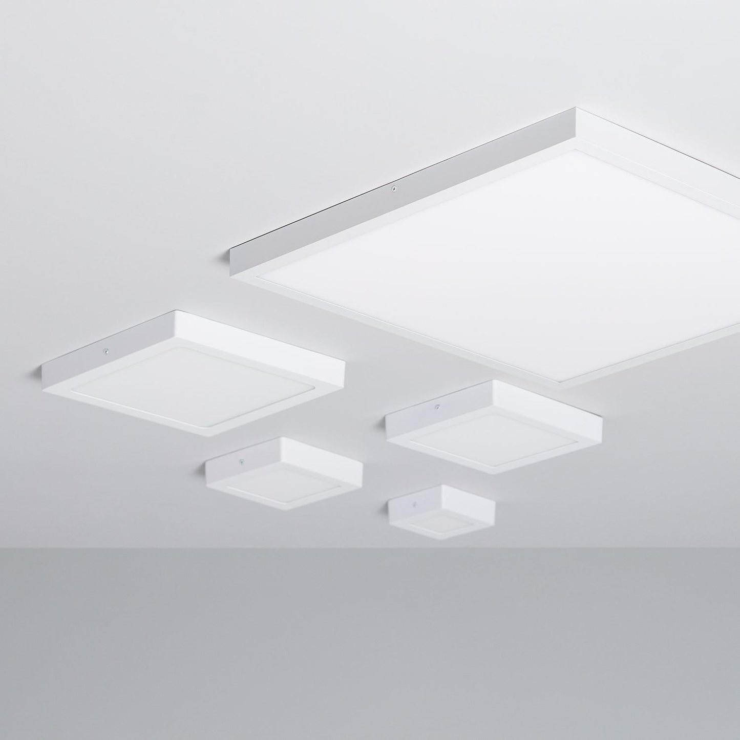 Plafonnier LED Carré 6W 120x120 mm IP20 Non Dimmable