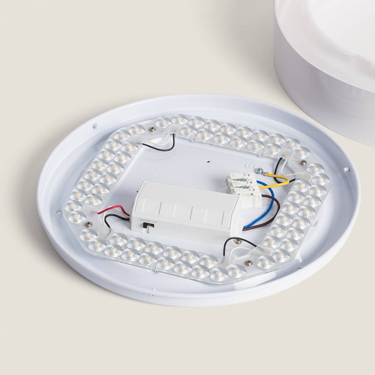 Plafonnier LED 17W Ø300 mm IP20, Installation en Saillie