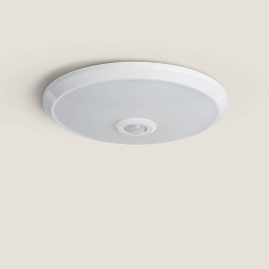 Plafonnier LED 20W Détecteur Mouvement et Crépusculaire IP20