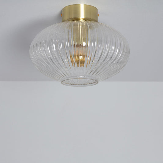 Plafonnier LED Métal et Verre 20W IP20