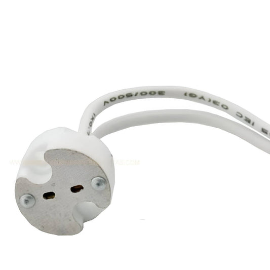 Douille GU5.3 MR16 pour Intérieur, Blanc, Certifiée CE/RoHS