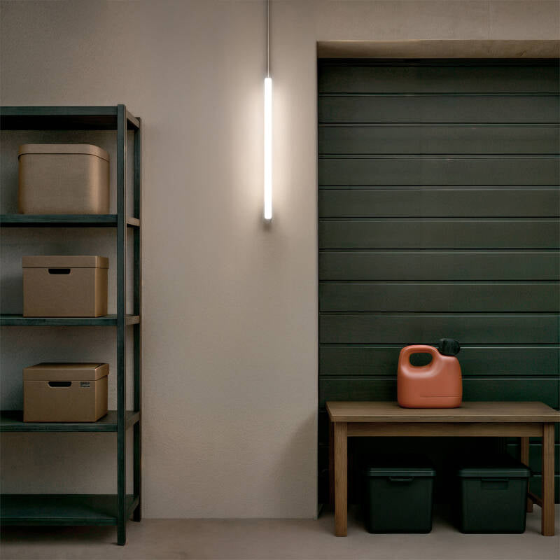 Barre Linéaire LED 60cm 9W IP40 avec Interrupteur, Installation Saillie