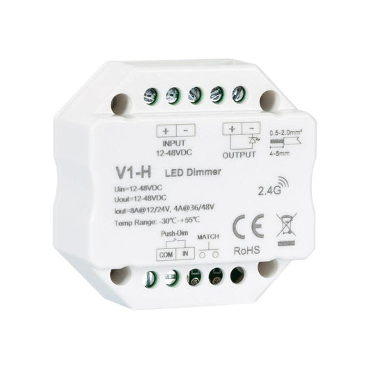 Module de Variation LED RF 12/48V, 192W, IP20, Installation Encastrée