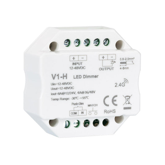 Module de Variation LED RF 12/48V, 192W, IP20, Installation Encastrée