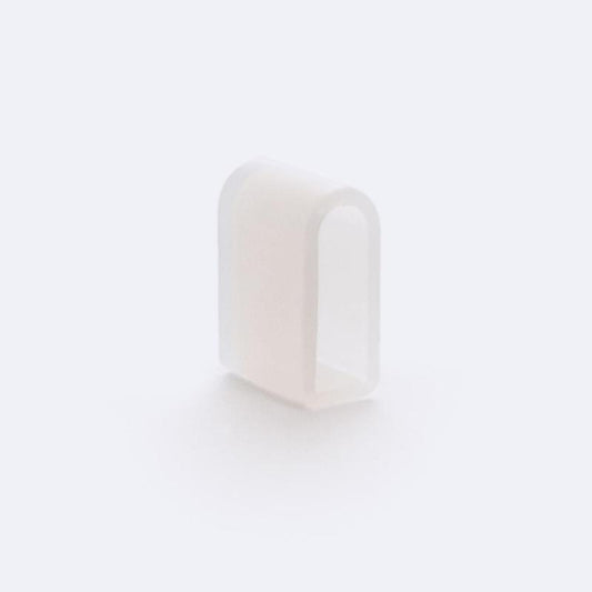 Embout pour Néon LED Flexible 24V, Silicone Transparent, IP20