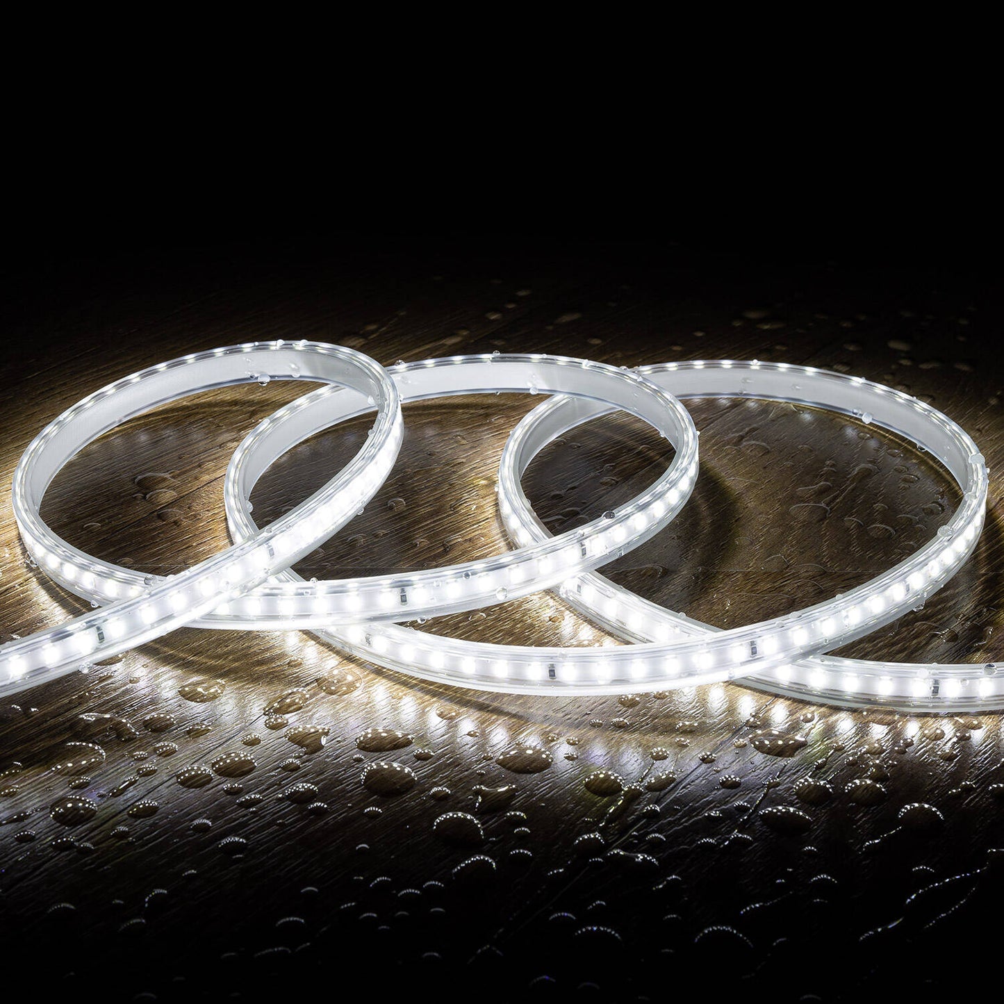 Ruban LED 220V 8.5W/m SMD2835 120LED/m IP65 Coupe 100cm