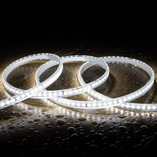 Ruban LED 220V 8.5W/m SMD2835 120LED/m IP65 Coupe 100cm