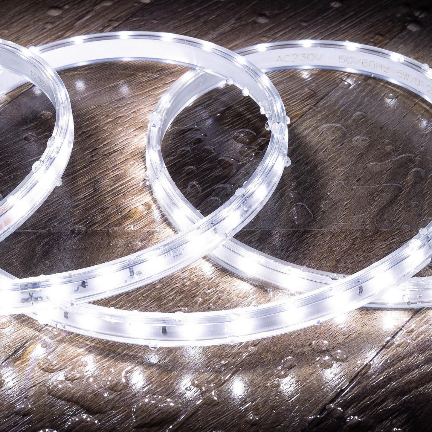 Ruban LED 220V 6W/m IP65 12mm, Découpable Tous les 100cm
