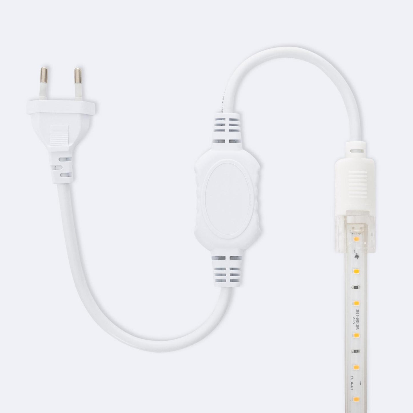 Ruban LED 220V 5W/m SMD2835 60LED/m IP65 Extérieur/Intérieur 12mm