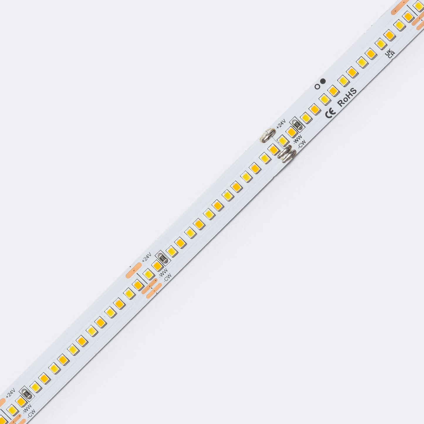 Ruban LED 24V DC 12W/m 5m IP20 CRI90 Dimmable, Coupe 5 cm