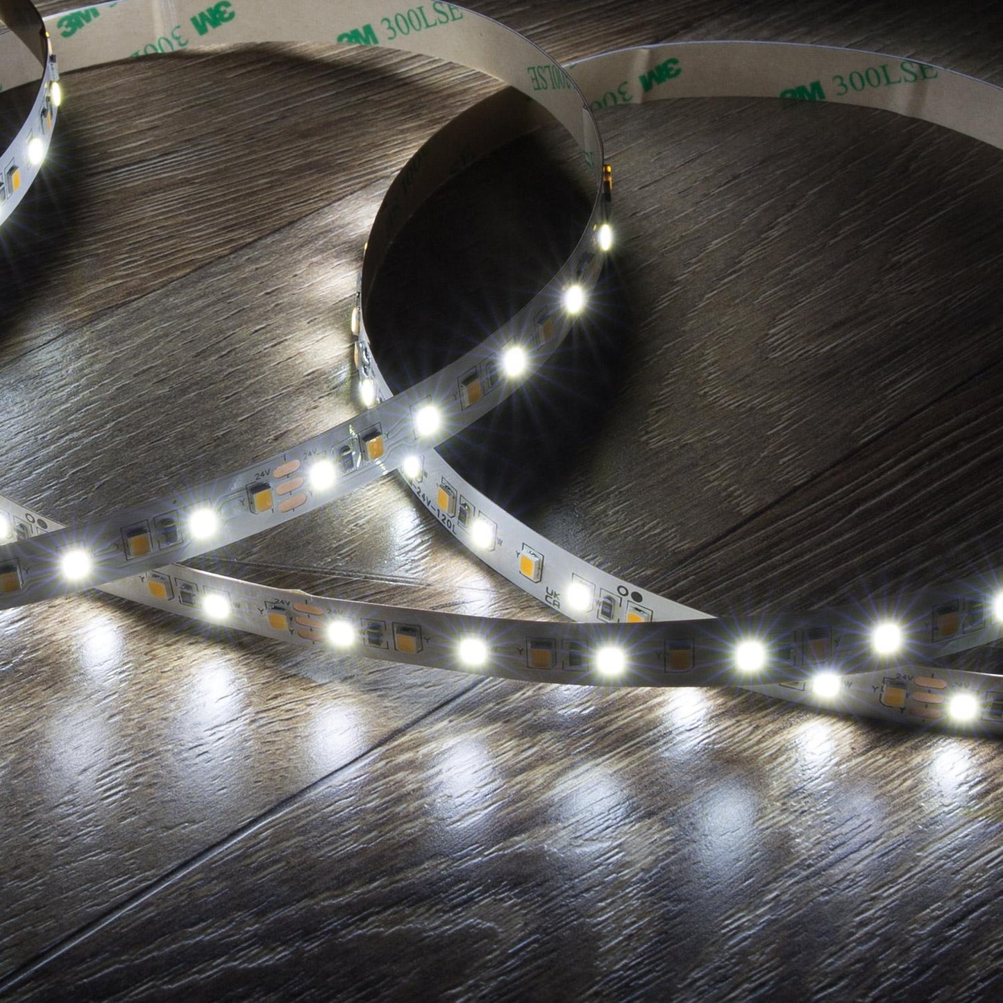 Ruban LED 24V DC 10W/m 60LED/m 5m IP20 Dimmable