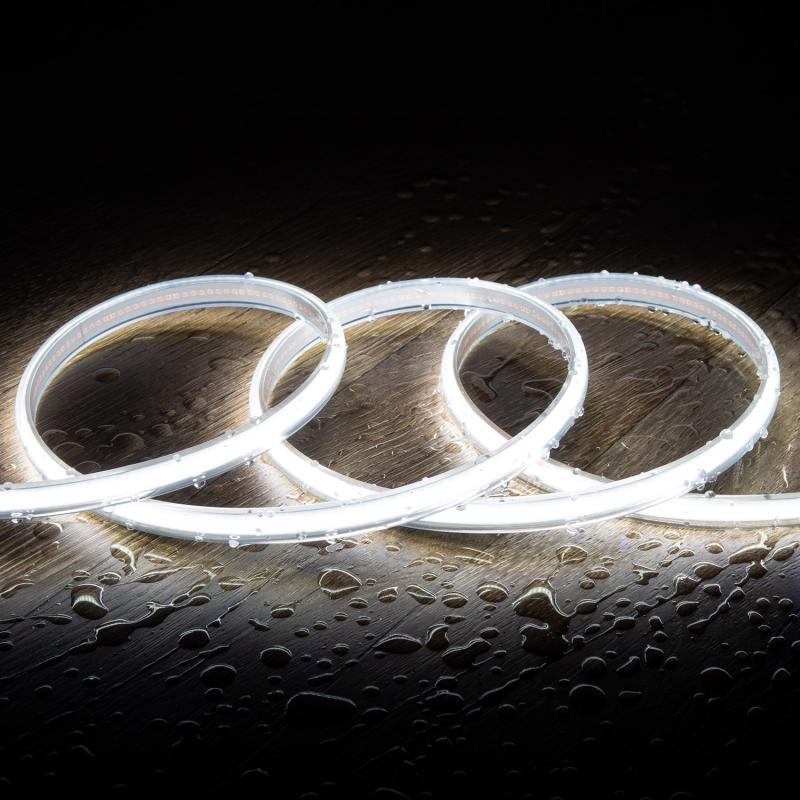 Ruban LED 220V COB 320 LED/m IP65 CRI90 Largeur 12mm Coupe 50cm