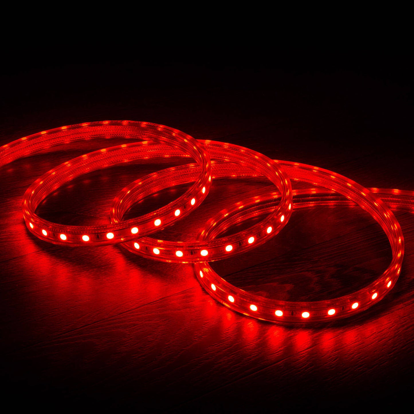 Ruban LED RGB 220V 60LED/m IP65 Contrôleur IR, Découpable 100cm