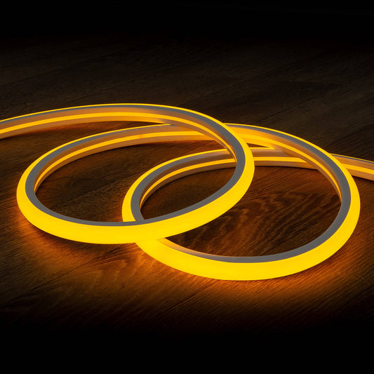 Néon LED Flexible Dimmable 7.5W/m 220V IP67 Jaune, Coupe 100cm