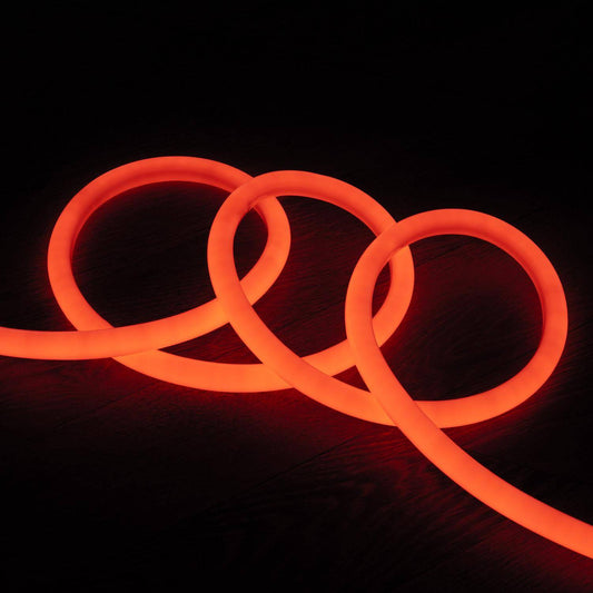 Néon LED Flexible 360º 9W/m Dimmable IP67 Orange, Extérieur/Intérieur