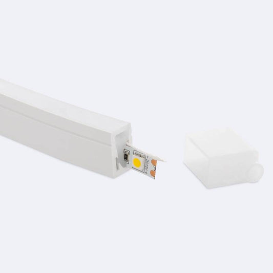 Tube Silicone LED Encastré pour Ruban 10 mm - Usage Intérieur
