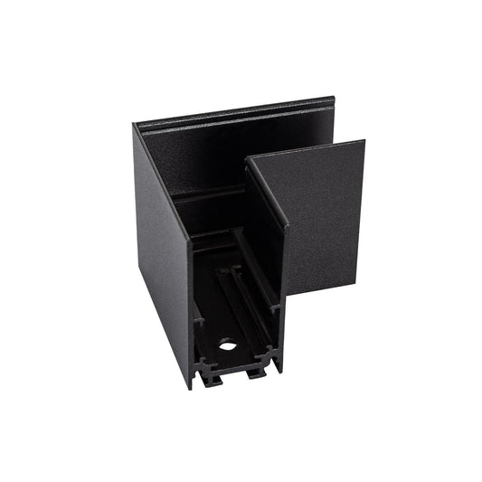 Raccord en T Horizontal pour Rail Magnétique 20mm, Aluminium Noir, Usage Intérieur