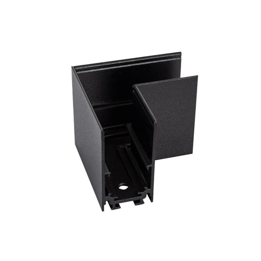 Raccord en L Horizontal pour Rail Magnétique 20mm, Aluminium, Usage Intérieur