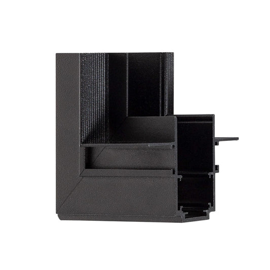Raccord en T pour Rail Magnétique 20mm, Installation Encastrée, Noir