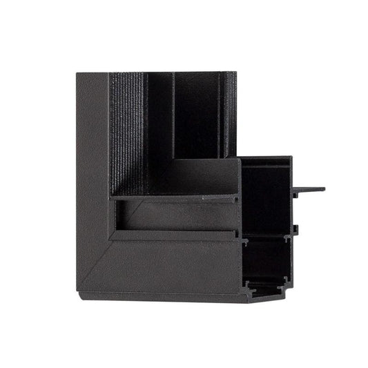 Raccord en T pour Rail Magnétique 20mm, Installation Encastrée, Noir