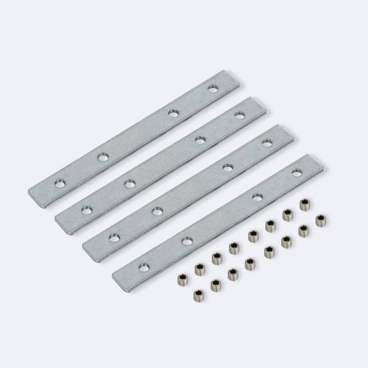 Union Droite pour Barre Linéaire, Aluminium, IP20, Intérieur