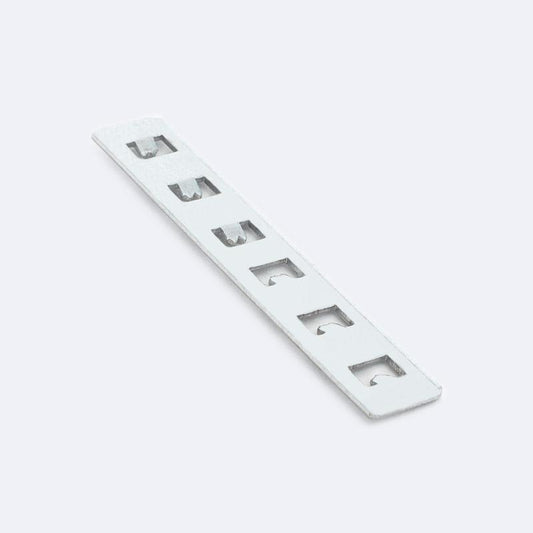 Raccord Droit Rail Magnétique SuperSlim 25mm 48V pour Montage Suspendu ou Encastré