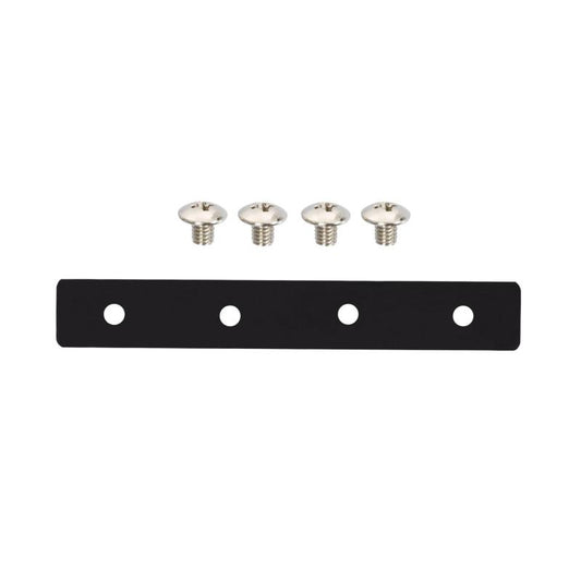 Raccord Droit pour Rail Magnétique 20mm en Aluminium Noir